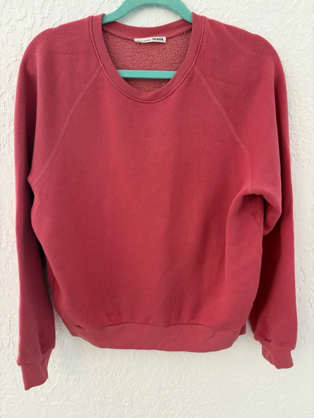 Reformation Pink Crewneck Sweatshirt